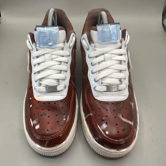 Nike Air Force 1 Low Custom Sneakers “Cookies” N Milk Men’s 7 US/ Women’s 8.5 US - Picture 4 of 11